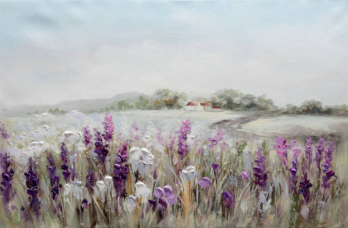 Maalaismaisema 90 x 60 cm
