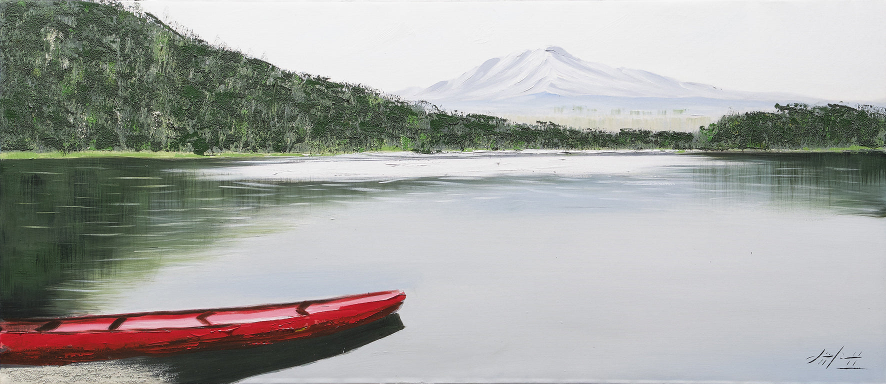 Punainen kajakki 150 x 65 cm