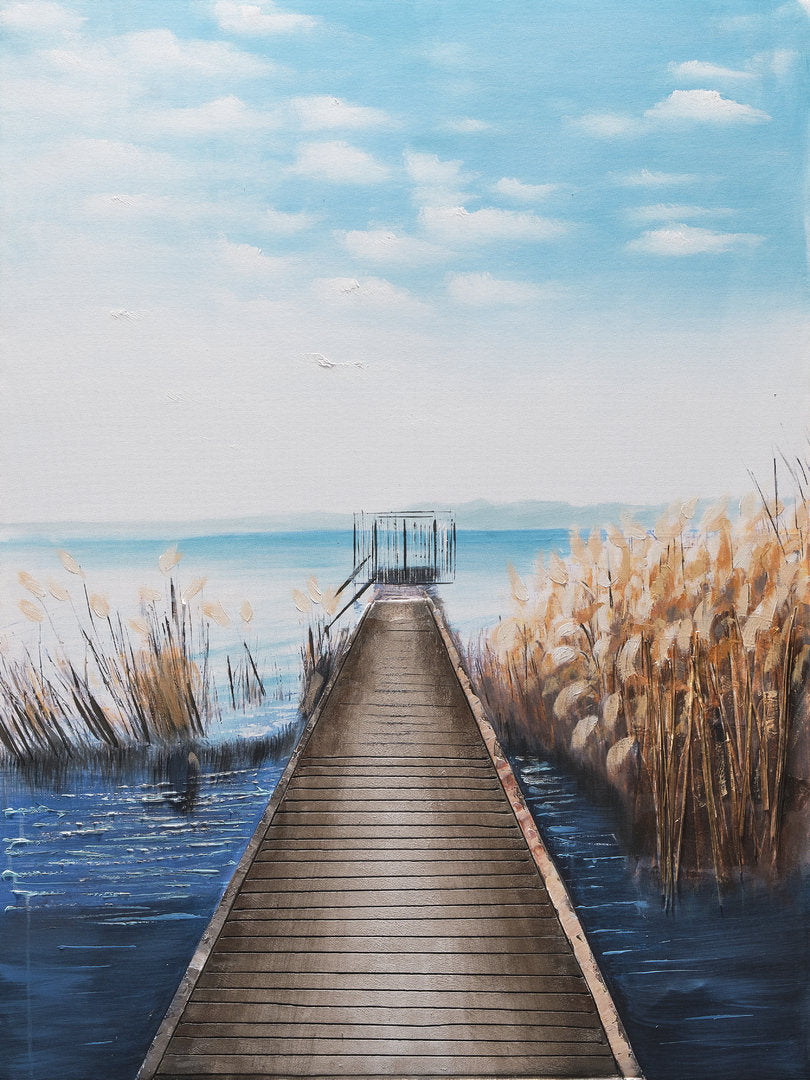 Laituri kaislikossa 90 x 120 cm