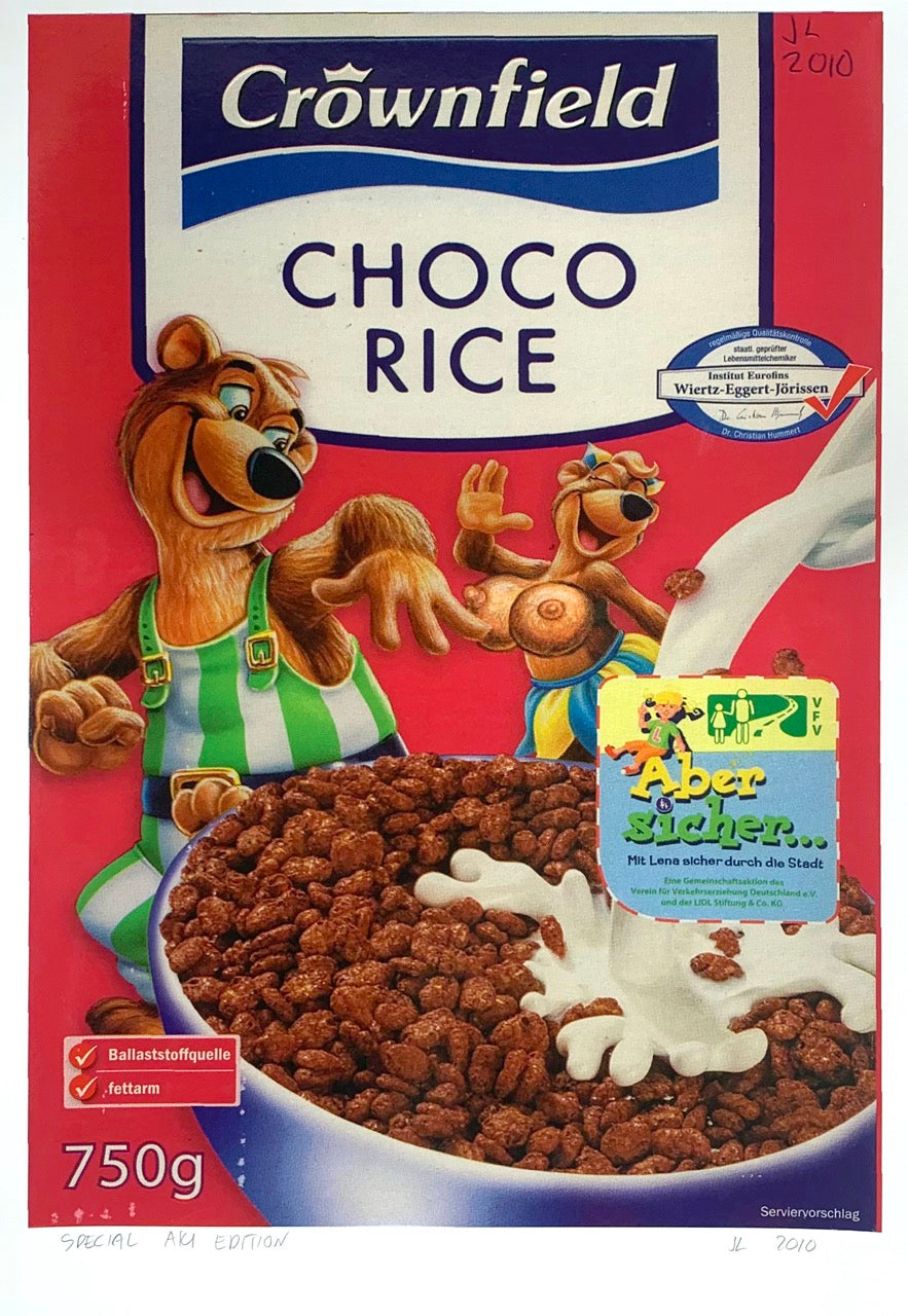 Jani Leinonen - Choco Rice, numeroitu serigrafia