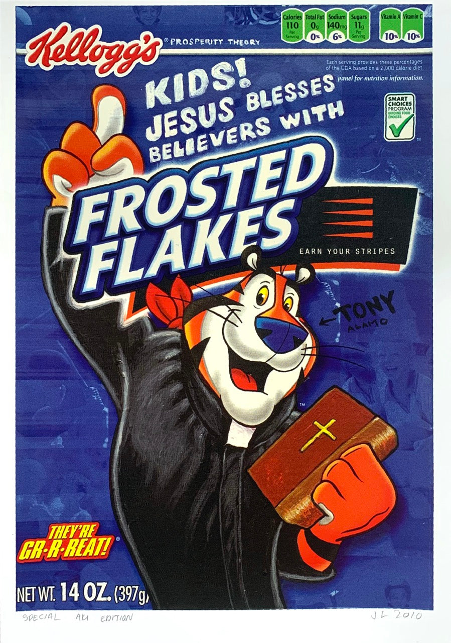 Jani Leinonen - Frosted Flakes, numeroitu serigrafia