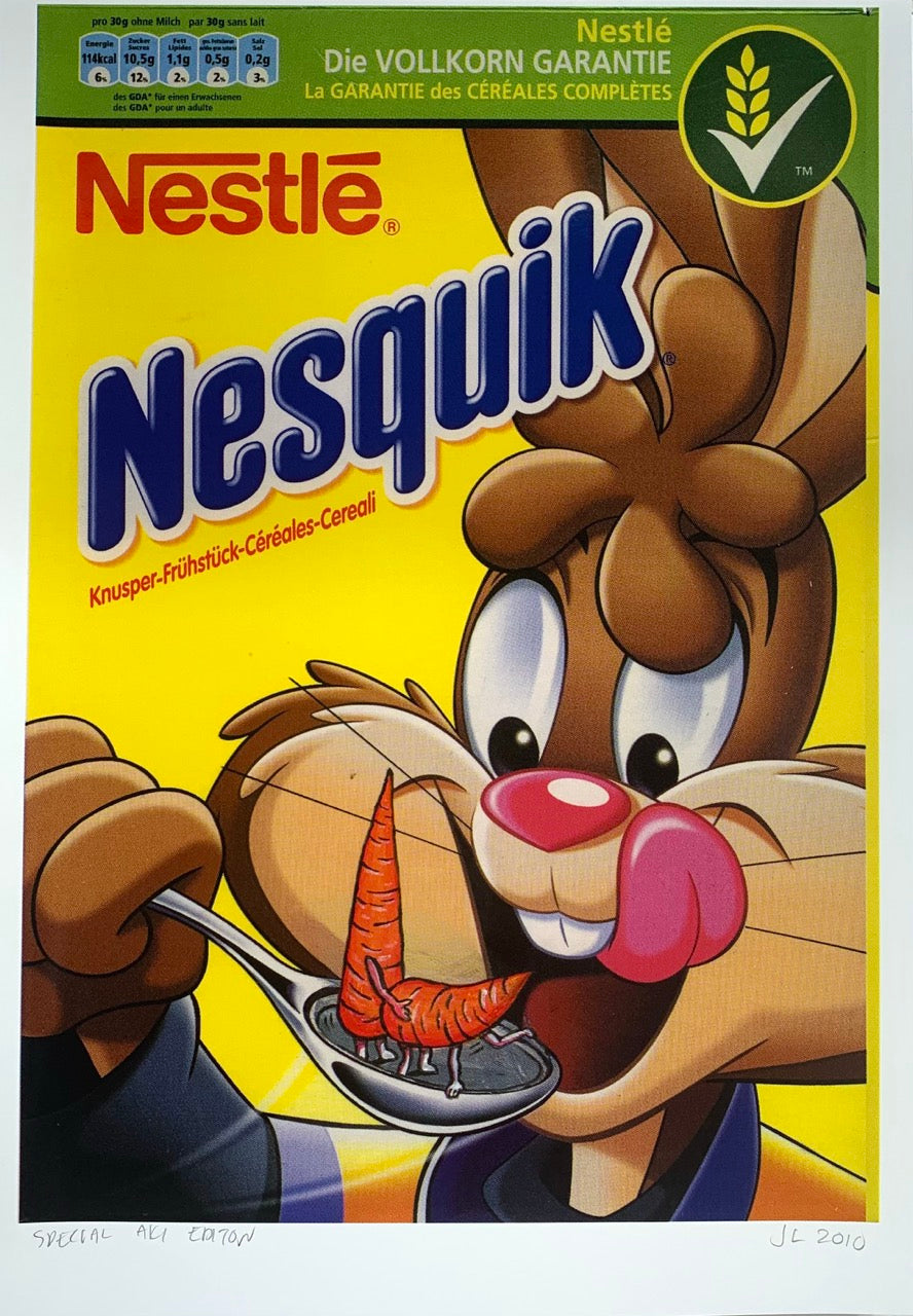 Jani Leinonen - Nesquik, numeroitu serigrafia